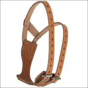 51WL Weaver Leather Miracle Russet Horse Breast Collar With Non Rust Stainless