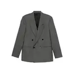 [Lardini] Lardini Double-breasted Blazer 50 IT GREY