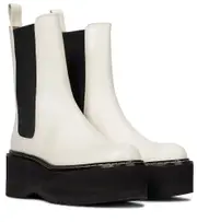 [Paris Texas] Paris Texas Leather platform Chelsea boots AU 9 white