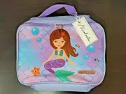 MOOLOOLA Purple Mermaid medium size zipper lunch box/carrier BNWT BACK TO SCHOOL