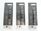 6 - Genuine PARKER QUINK GEL Ballpoint Pen Refills - BLACK .7mm - 3 Sealed Packs
