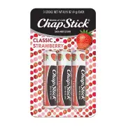 ChapStick Classic Strawberry Lip Balm Tubes Lip Care and Lip Moisturizer - 0....