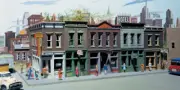 WALTHERS Cornerstone 9333028 1/87 HO Scale MERCHANT'S ROW I model structure kit