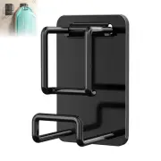 Punch-Free Sticky Hook Traceless Washbasin Wall Mount Hook Adhesive Hooks 1/2Pcs
