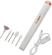 Outanaya 1 set Electric Nail Drill Machine Portable Cordless Nail Grinder for Effortless Manicure High Speed Bit Removing Dead Skin Sleek Design Attachments Included