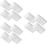 HAWILLOSCH Home Furniture Leveling 12pcs Construction Shims Ribbed Design Prevents Sliding Stabilizes Furniture for Floor Protection