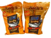 Andy's Red Fish Breading Mix 10 oz (2 Pack)