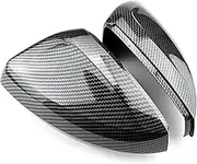 Wivplex Carbon Fiber, for Polo, Mk6 AW GTI 2018-2020 Car Side Rear View Rearview Mirror Cover Replacement Wing Mirrors Replacement Parts Side Wing Mirror Cover