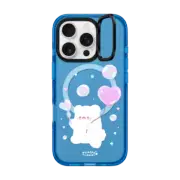 iPhone 16 Pro Impact Ring Stand Case MagSafe Compatible happy thoughts by sleepydaze