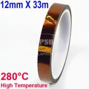 12mm X 100ft Kapton Tape High Temperature Resistant 280°C PCB BGA Wave Soldering