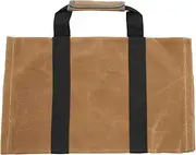 XIASABA Firewood Carrier Waxed Firewood Canvas Log Carrier with Handles for Outdoor Indoor Use