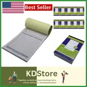 50 Set Sales Order Books - Carbonless Duplicate with Wrap-Around Cover, 10 Pack