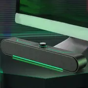 Wired PC Speakers LED Computer Stereo Speaker USB Powered for Desktop PC Laptop
