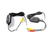 Elinz 2.4G Wireless Receiver Transmitter 12V Connect to RCA Monitor & Reversing Camera