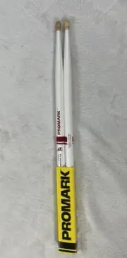 One Pair of White Promark Drum Sticks Hickory Rebound 5A