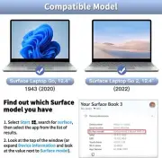 Blue Light Screen Protector Compatible with 12.4" Microsoft Surface 2-Pack Anti