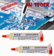 2x Flux 10cc NC-559-ASM Flux Lead-Free Solder Paste No Clean Flux With Needles