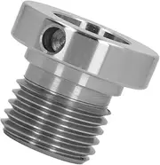 Generic Woodworking Lathe Headstock Spindle Adapter, 33mm Male Thread 25mm Female Thread Spindle Adapter for Wood Lathe Chuck, Chuck Insert Turning Tool