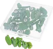 COOPHYA 30pcs Cactus Decorative Push Pins Cute Thumb Tacks for Cork Board Aesthetic Plants Tacks for Bulletin Board Photo Wall and Creative Office Decor