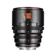 7artisans 50mm S35 Hope Prime T2.1 Cine Black Lens for RF CRF Mount Rp R9 Camera