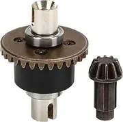 RC Car Differential Gear Set High Performance 30T Center Diff Bevel Gear Drive Wheel Set for SCY 16101 16102 16103 16201 1/16 RC Car Durable Nylon Steel Construction