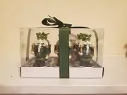 ADORABLE SET OF 6 NUTCRACKER-SHAPED TEALIGHT CANDLES, CHRISTMAS HOME DECOR BY...