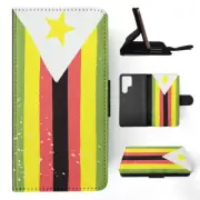 FLIP CASE FOR SAMSUNG GALAXY|ZIMBABWE COUNTRY FLAG 340