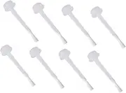 FOMIYES 1set Replacement Liquid Brush for Nail Dipping Powder Varnish White Brush for Efficient Manicure Easy to Replace Portable Nail Art Tool