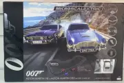 Scalextric 007 James Bond Racing Track Set Metal Slot Car 1:64 Micro in Box
