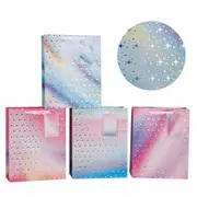 bulk 24 Large Galaxy Gift Bag Foiled Assort 32cm