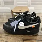Brand New -Nike Air Force 1 Low x OFF-WHITE Black 2018- Size 11.5