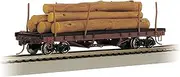 Bachmann Trains ACF 40Log Car with Logs (1935-1960)