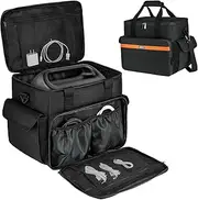 LEFOR·Z Carrying Case Compatible with Jackery Explorer 1000/ECOFLOW River Max/Bluetti EB70S/GRECELL T1000 Portable Power Station,Travel Storage Bag for Charging Cable and Accessories(Bag Only)