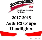3M Scotchgard Paint Protection Film Pro Series Clear Bra 2017 2018 Audi R8 Coupe