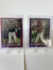 2024 Bowman Chrome Kevin Sim/ Yassel Soler Refractors Arizona Diamondbacks