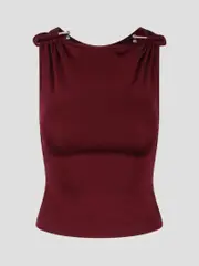 [Destination Haway] Destination Haway-Top Rosso-Donna XS