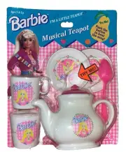 Barbie 1994 Musical Teapot Set Chilton Toys New in Box