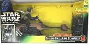 1997 Star Wars Radio Controlled Speeder Bike w/ Luke Skywalker Kenner Sealed