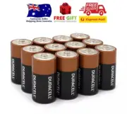 12pc Duracell Coppertop C Size Alkaline Battery Pack Single Use Batteries
