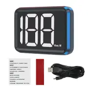 Digital Car HUD GPS Speedometer Head Up Display KM/H Compass Overspeed Alarm