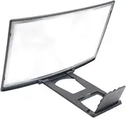 jojofuny 1pc 12in Cellphone Amplifier Practical 3D Phone Magnifier Phone Enlarger (Black)