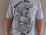 DC SHOES We Dont Die We Multiply Sk8rat Mens Gray T Shirt Size XLARGE NWT