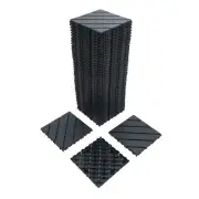 Dolonm Plastic Interlocking Deck Tiles 11.8"x11.8" Square Waterproof Patio De...