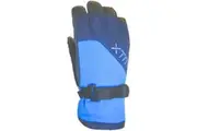 XTM Zoom Kids Snow Ski Winter Gloves Bright Blue