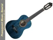 Valencia VC201TBU 200 series 1/4 size Classical Guitar - Transparent Blue