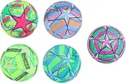SUPVOX Summer Fun 5 Pcs Inflatable Beach Balls Floating Pool Toys Soft Pool Balls for Boys and Girls Random Style