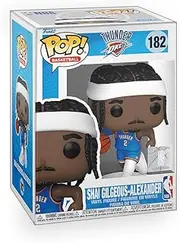 [Epic Collectibles] Pop Basketball: OKC Thunder - Shai Gilgeous Alexander SGA Vinyl Figure Included with Box Protector Compatible for Funko