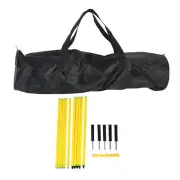 Yellow Agility Poles 1.5m Agility Training Poles Soccer Training Sports EC