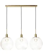 Harp & Finial Lighting Luca Brass Pendant