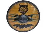 Fenrir Wolf Viking Shield, medieval shield, custom shield, norse shield, larp
